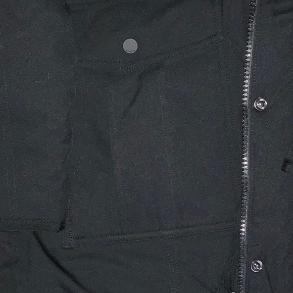 NWOT Athleta Black Parka Coat Jacket Super Warm Water Resistant - Size S - Picture 3 of 7